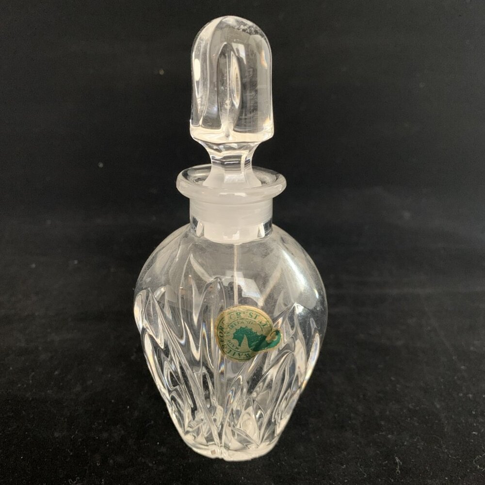 Waterford Crystal Perfume Bottle Castleton 103563 5.5" Vintage Ireland Lead